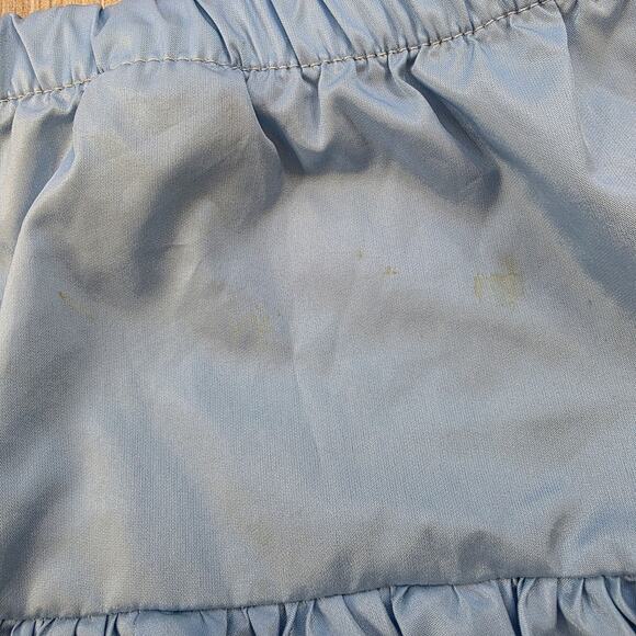 Vintage Freckles Girls Ruffle Skirt Blue Tiered Party Skirt Size 7 USA Made - Picture 8 of 9